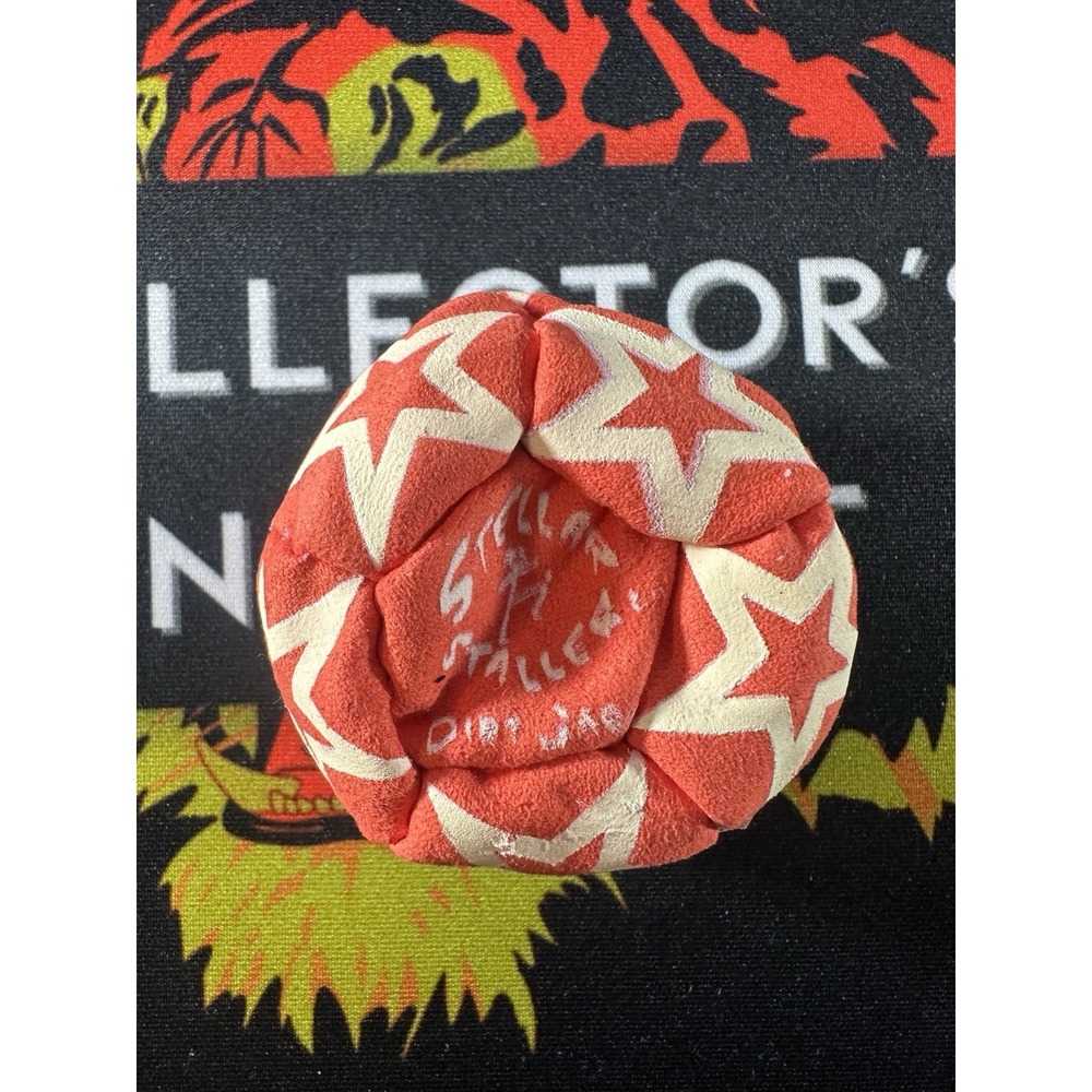 World Footbag Dirtbag Stellar Staller Glow in the Dark Footbag Red NEW